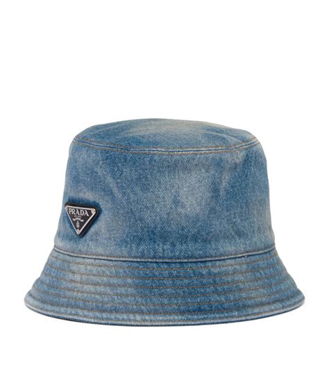 prada bucket hat and bag|prada denim bucket hat.